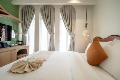 Superior-Doppelzimmer mit Stadtblick und Einmal-Minibar — Me Saigon Boutique Hotel
